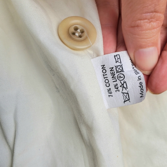 Dries Van Noten Seersucker to Cotton Linen Jacket Ladies Sz 36 US 4 - Picture 5 of 8